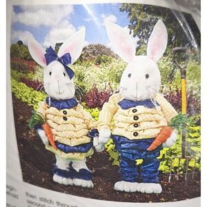 Mary Maxim Yo Yo Garden Bunnies Rabbit Plush Sewing Kit